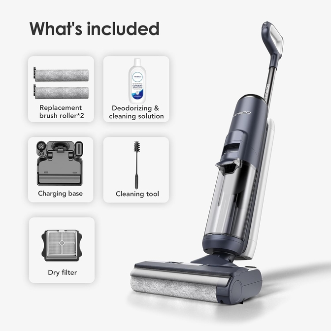 Product Tineco FLOOR ONE S5 Extreme Smart Cordless Wet-Dry Vacuum Cleaner and Mop base image