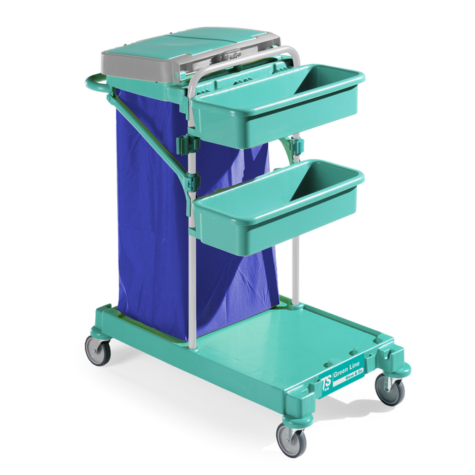 Product TTS Green 50 Cleaning Trolley base image