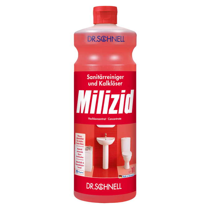 Product Dr. Schnell Milizid Cleaner - Bacteriostatic Liquid 1L base image