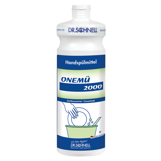 Product Dr. Schnell ONEMÜ 2000 Απορρυπαντικό για τα Πιάτα 1L base image