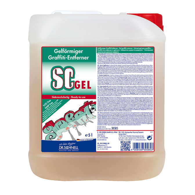 Product Dr. Schnell Sc Gel Antigraffiti Cleaner 5L base image